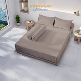 Kintakun Cotton Feel Mix & Match Sprei Pocket Varian Greige Tinggi 30 cm