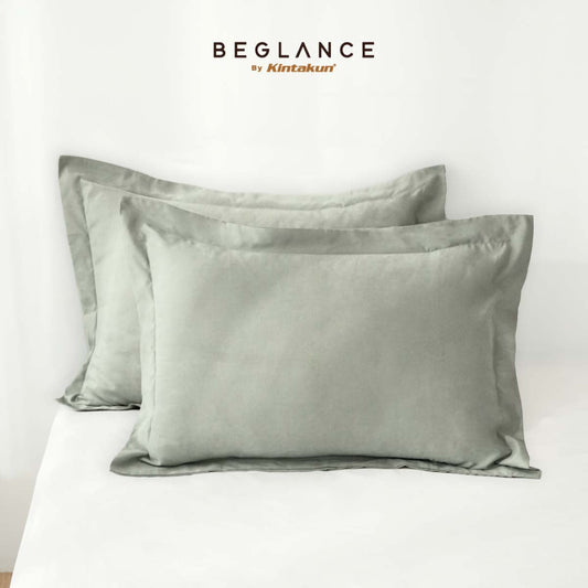Beglance Sarung Bantal Microtex Isi 2 Pcs Grotto
