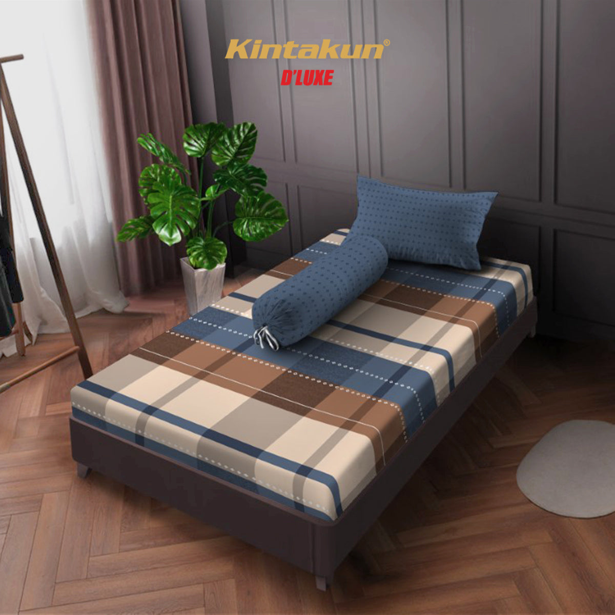 Kintakun DLUXE Sprei Set Fitted Gemi Tinggi 20 cm