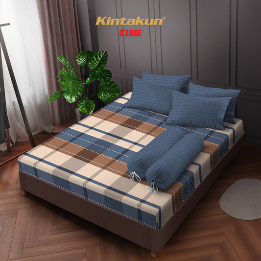 Kintakun DLUXE Sprei Set Fitted Gemi Tinggi 20 cm