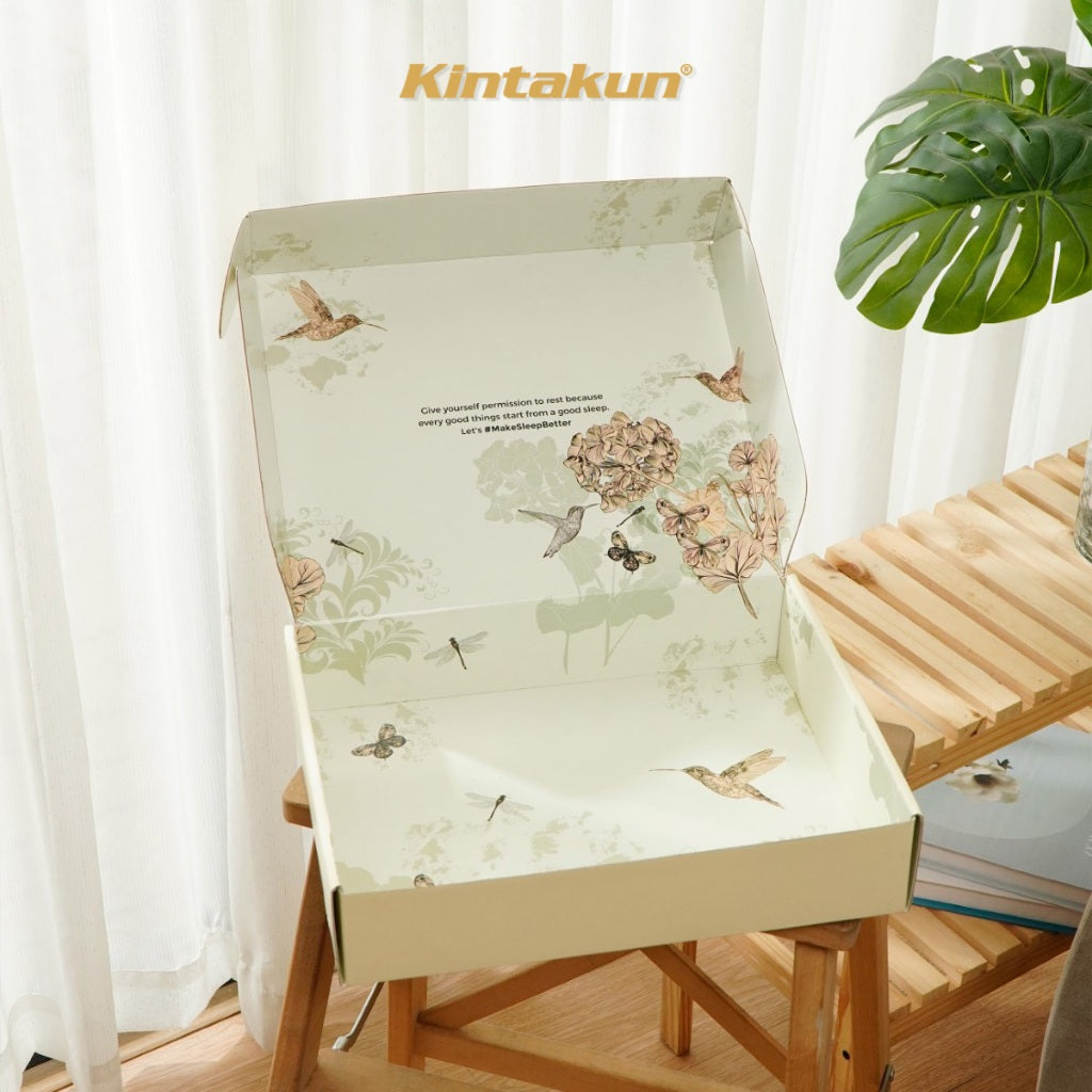 Kintakun Wedding Hampers Sprei Set Digital Print Ukuran 160 / 180 Tinggi 25 cm