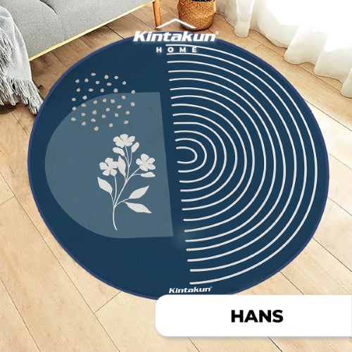 Karpet Print Lingkaran D 100 cm