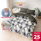 Kintakun Dluxe Bedcover Set Fitted Hasya Tinggi 25cm