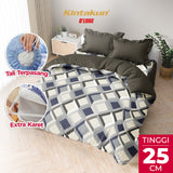 Kintakun Dluxe Bedcover Set Rumbai Hasya Tinggi 25cm