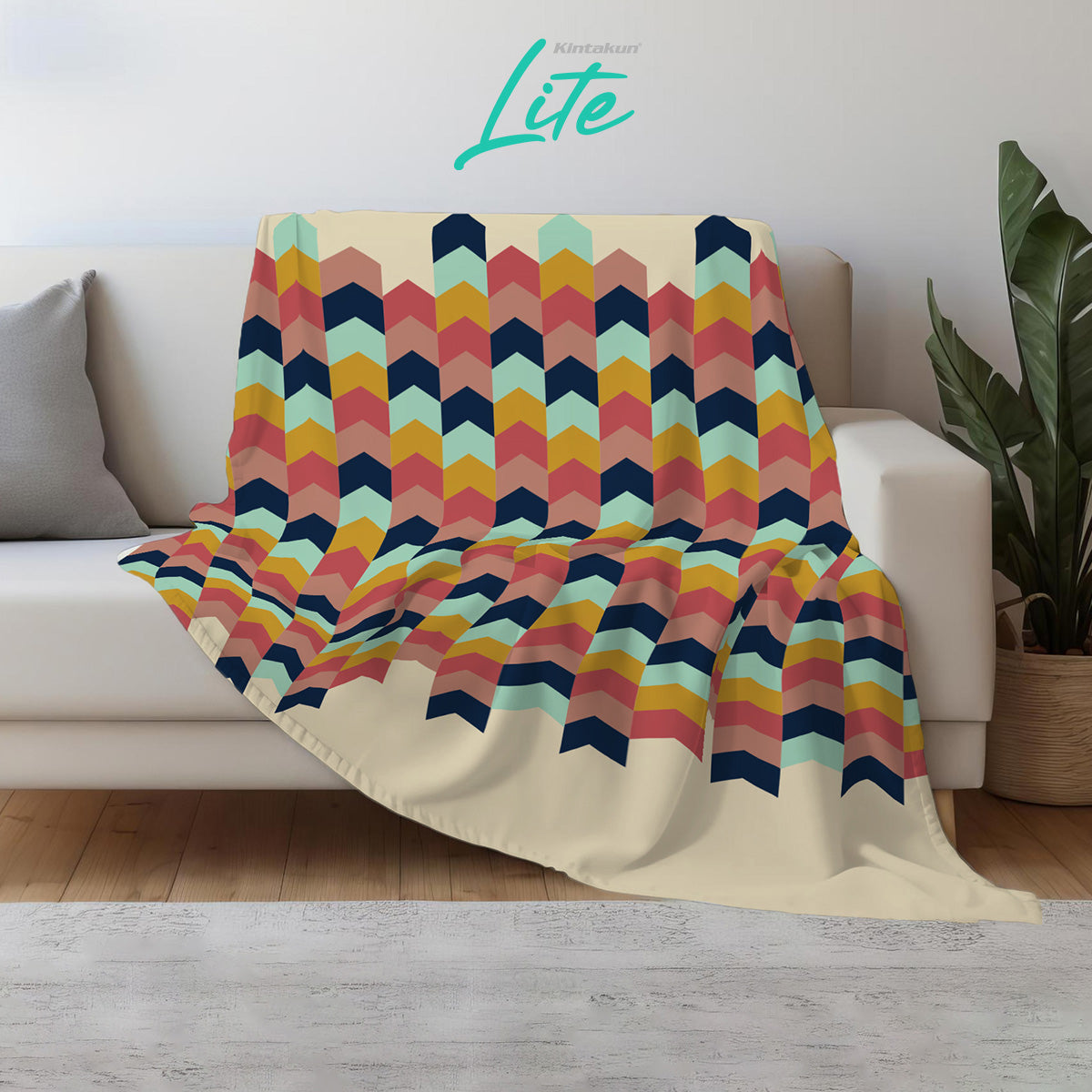 Kintakun Lite Throw Blanket 120 x 150 Motif Henry
