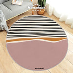 Karpet Print Lingkaran D 100 cm Varian Haylan