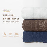 Beglance Hexa Premium Bath Towel Handuk Mandi 70 x 140