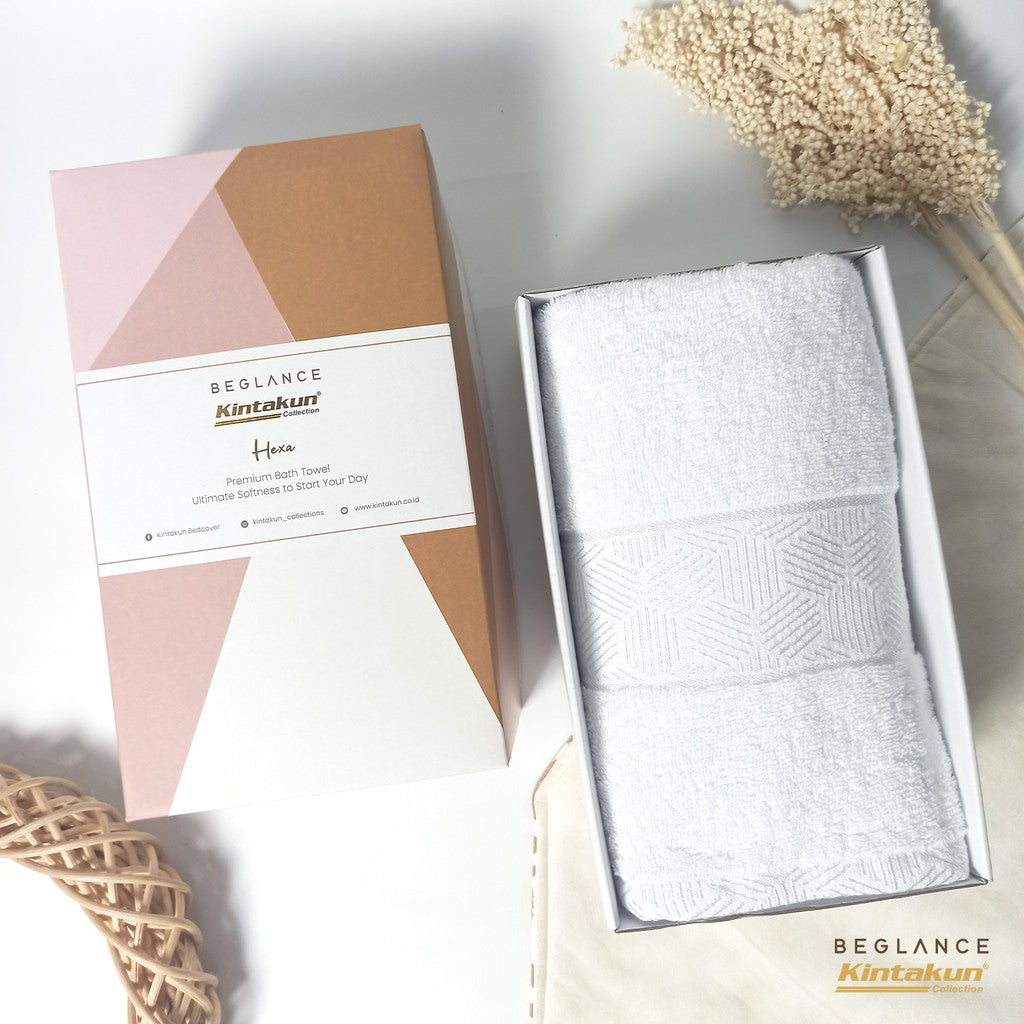 Beglance Hexa Premium Bath Towel Handuk Mandi 70 x 140