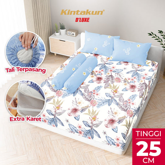 Kintakun Dluxe Sprei Fitted Intanayu Tinggi 25cm