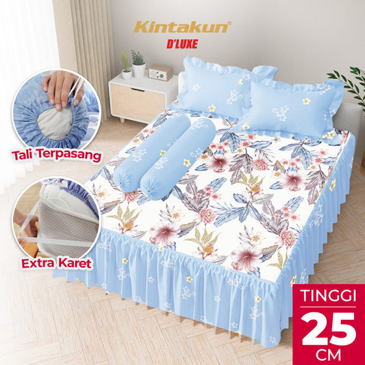 Kintakun Dluxe Sprei Rumbai Intanayu Tinggi 25cm