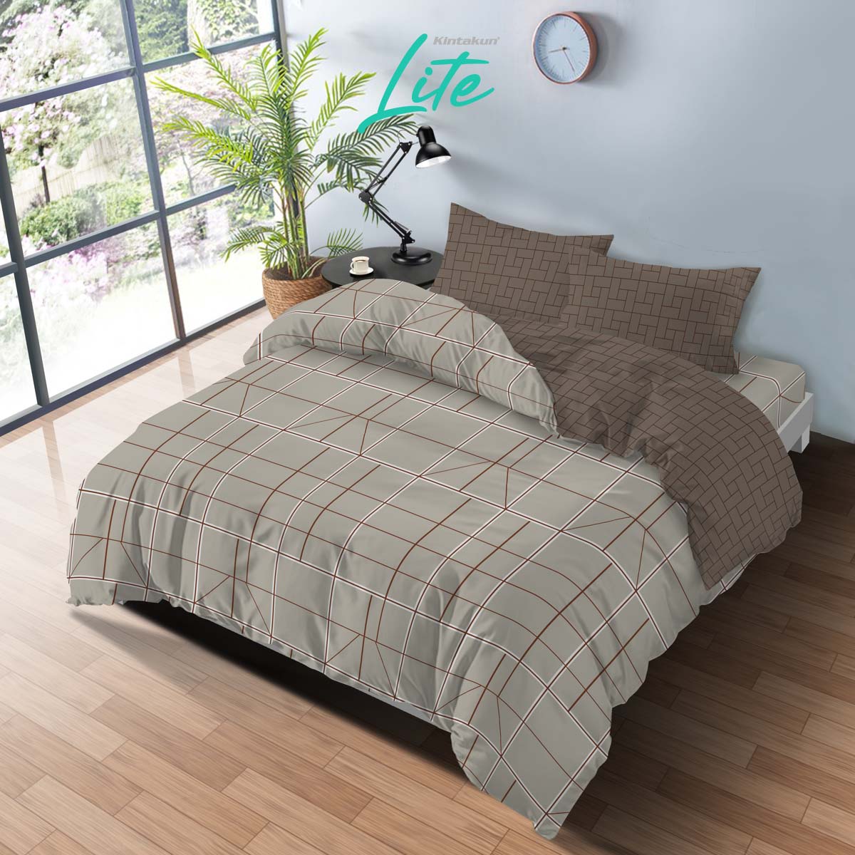 Kintakun Lite Bedcover Fitted Izza Tinggi 20cm