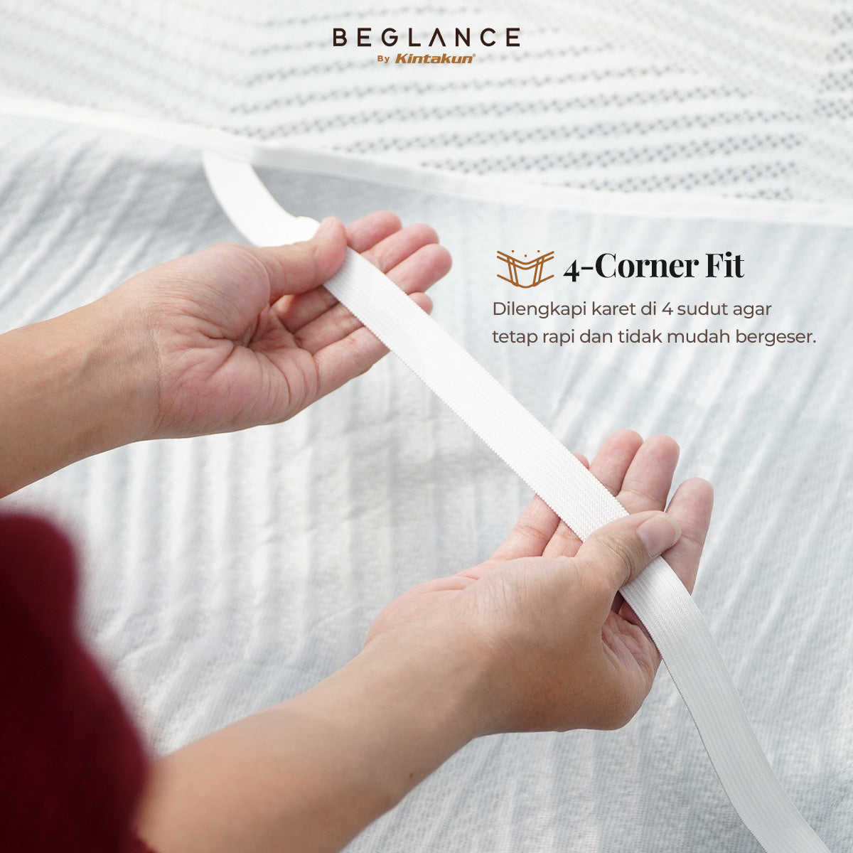 Beglance Waterproof Mattress Protector Varian Size