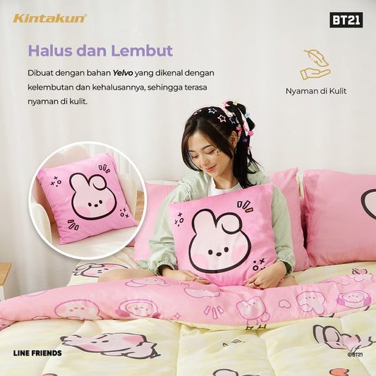 Kintakun Home Bantal Sofa Zipper 40 x 40 Kartun Animasi minini Varian Karakter