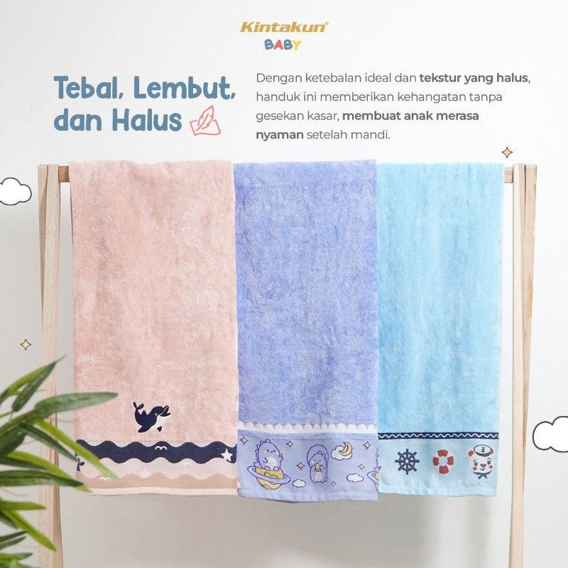 Baby Bath Towel Handuk Mandi 60 x 120