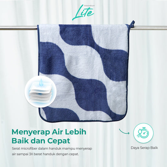 Kintakun Lite Coral Fleece Towel 35 x 75 Dominica
