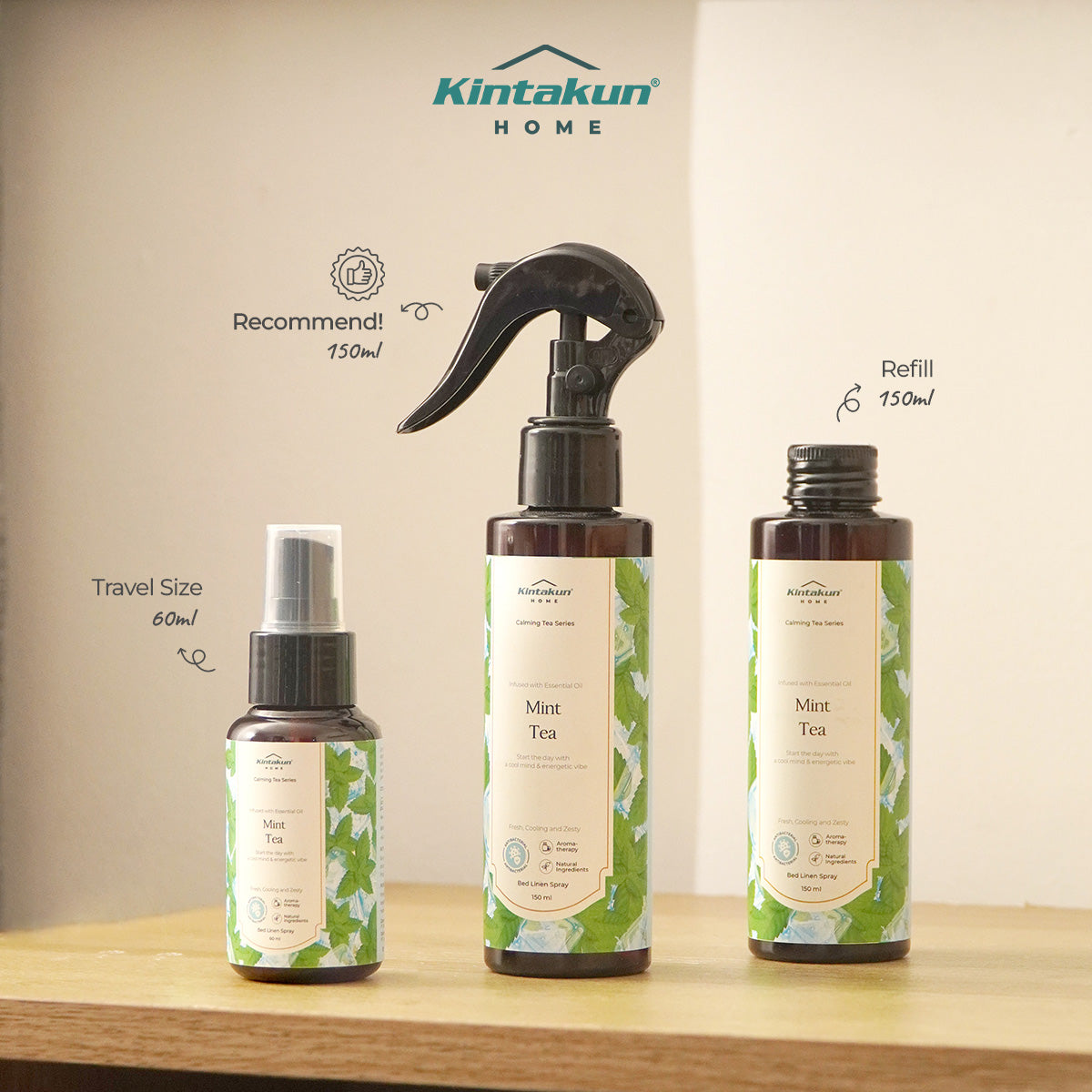 Bed Linen Spray Tea Series 150ml