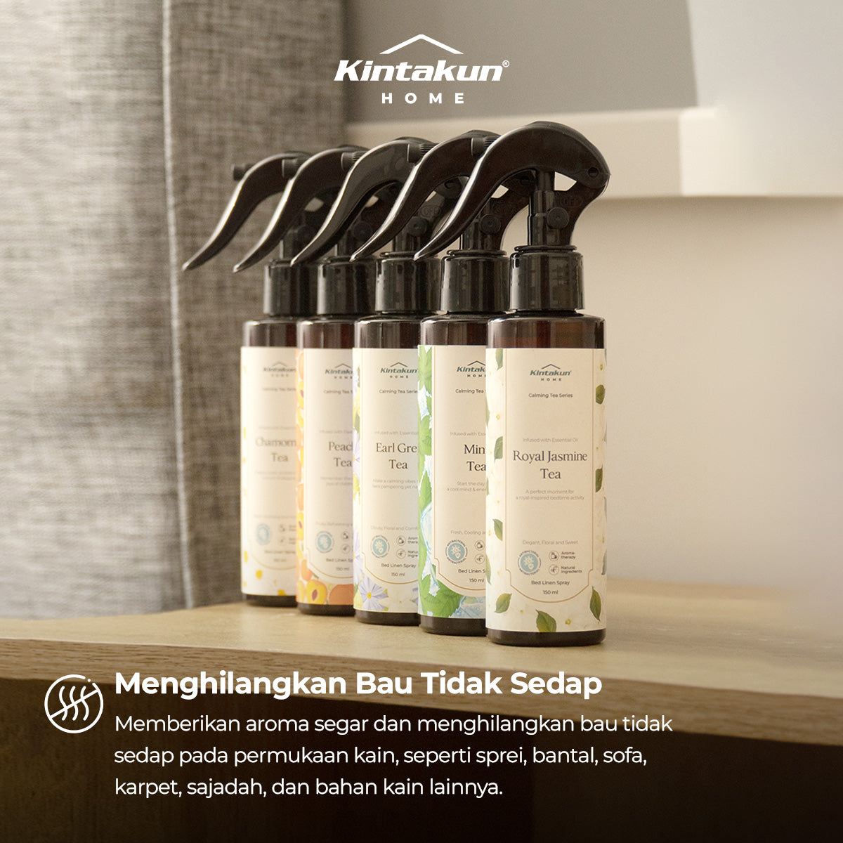 Bed Linen Spray Tea Series 150ml