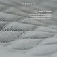 Beglance Poly Diamond Knit Blanket 150 x 195 Almond