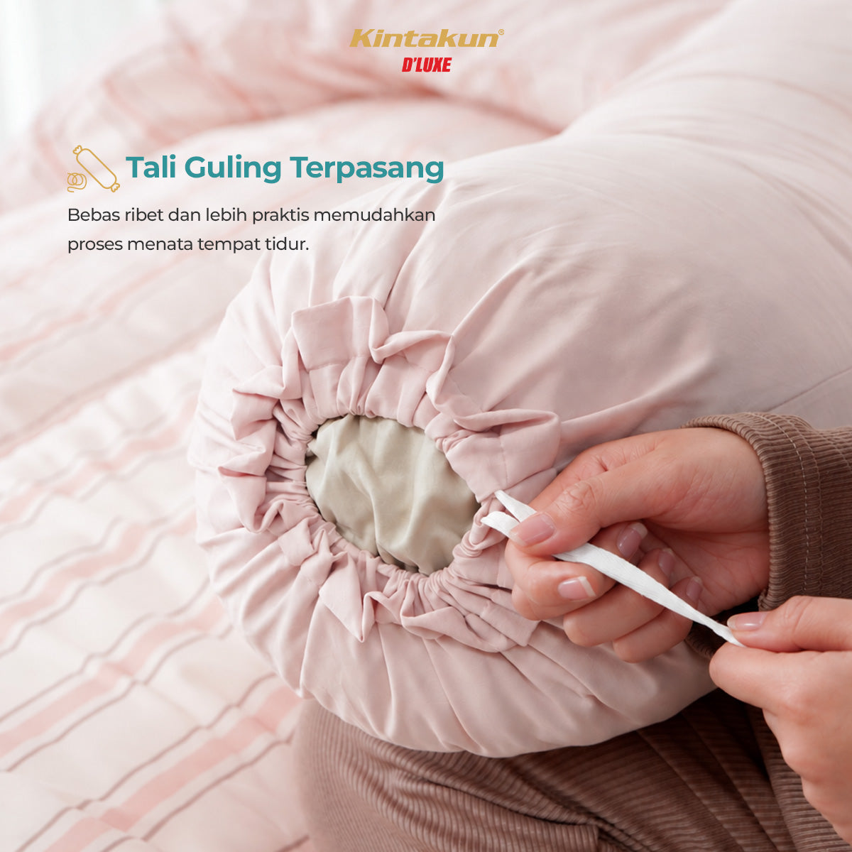 Kintakun Dluxe Sprei Duo 2in1 Tinggi 30cm Motif Morence