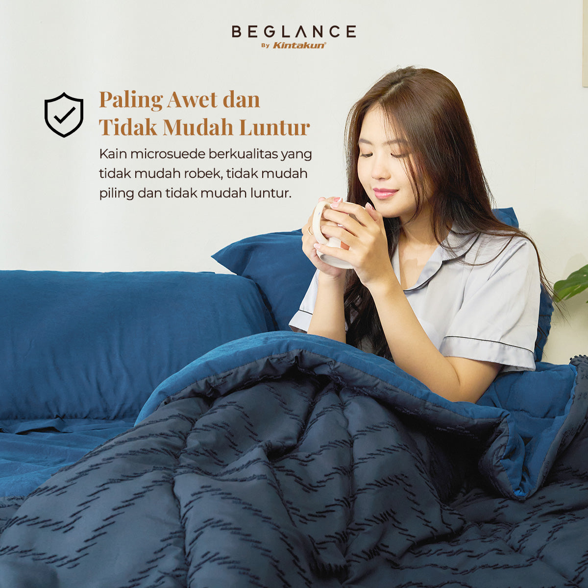 Beglance Jacquard Mirosuede Bohemian Comforter Only 160 x 240 Varian Motif