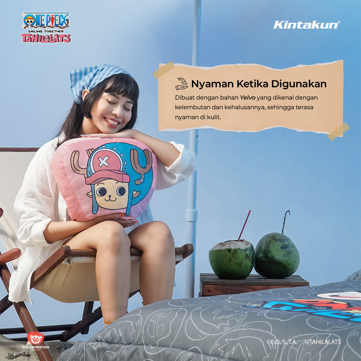 Kintakun Home Bantal Sofa Bajak Laut Series Varian Karakter
