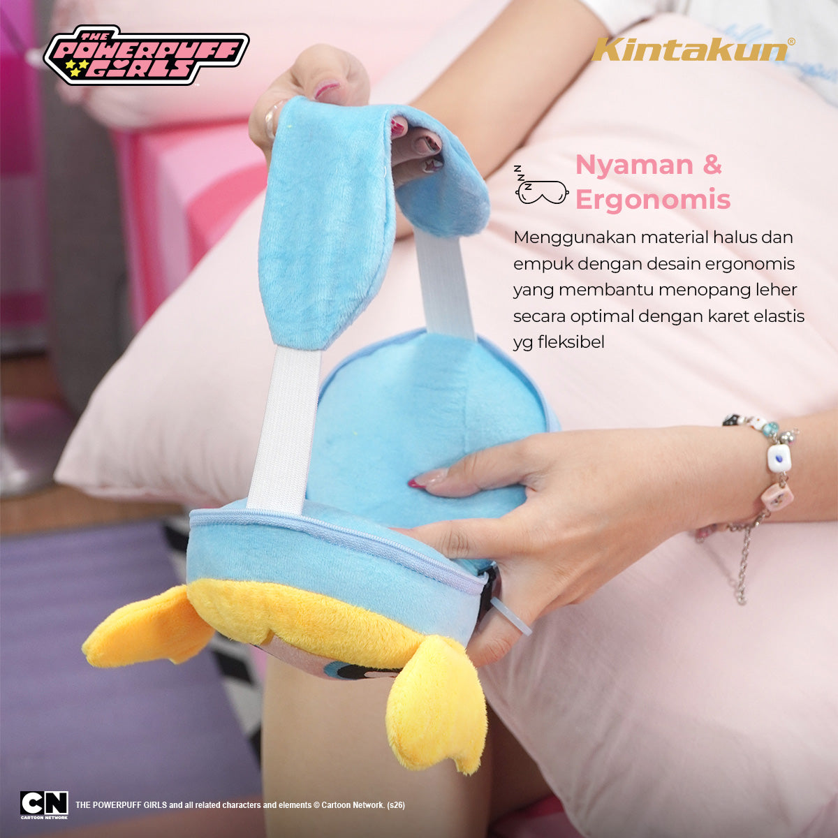 Kintakun DLUXE Eye Pillow Neck the Powerpuff Girls Varian Pretty Smart