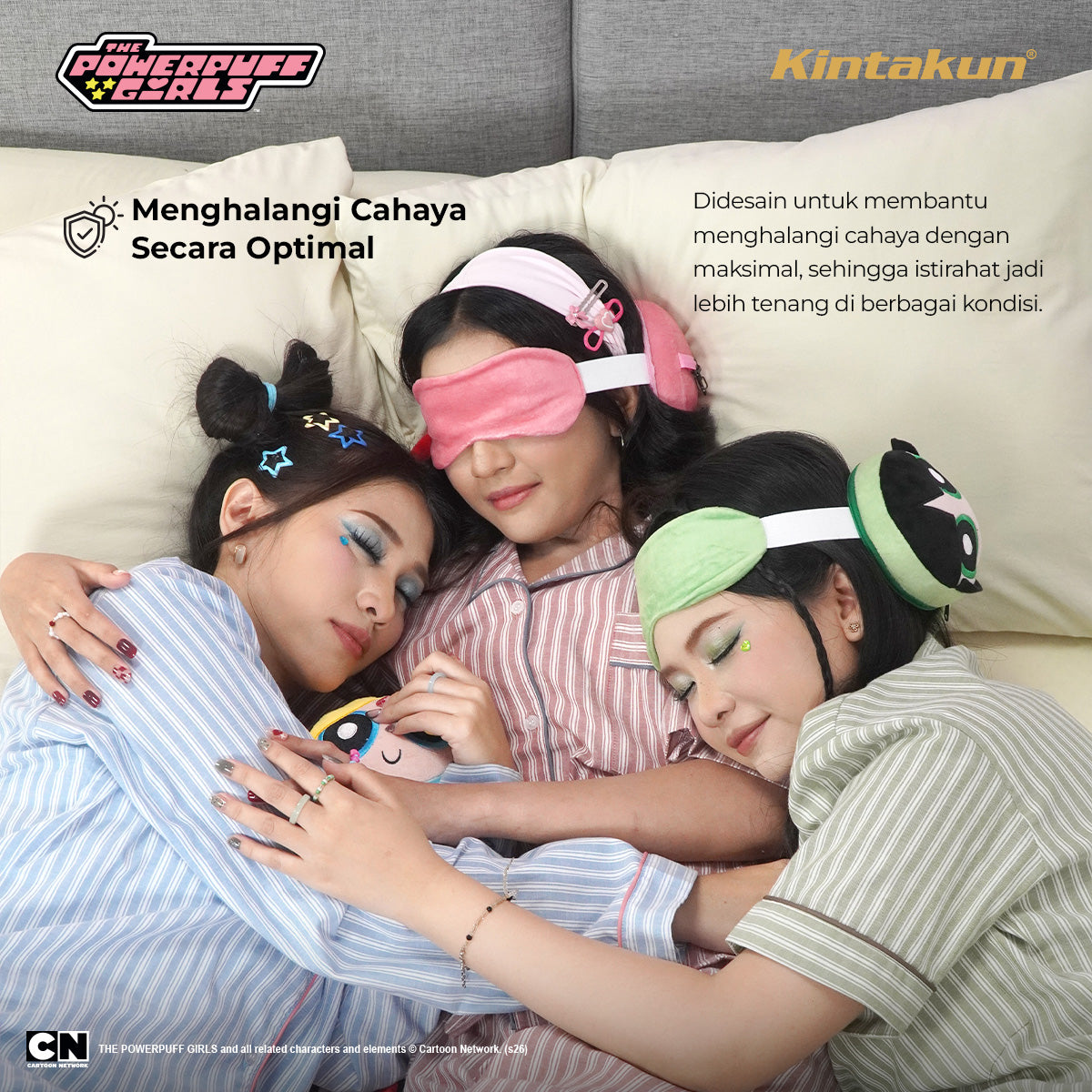 Kintakun DLUXE Eye Pillow Neck the Powerpuff Girls Varian Pretty Smart