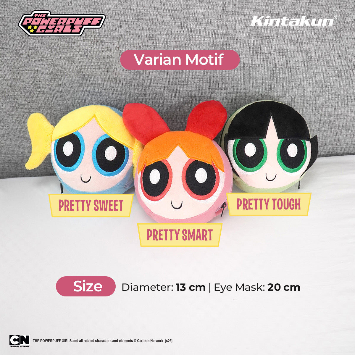 Kintakun DLUXE Eye Pillow Neck the Powerpuff Girls Varian Pretty Smart