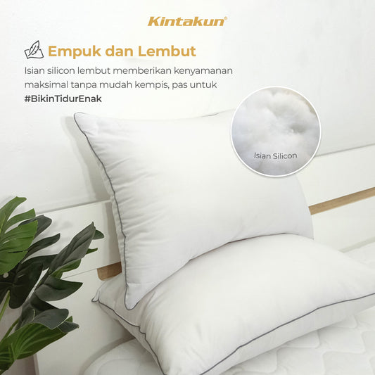 Kintakun Bantal Dacron Luxury Anti Bakteri 50 x 70