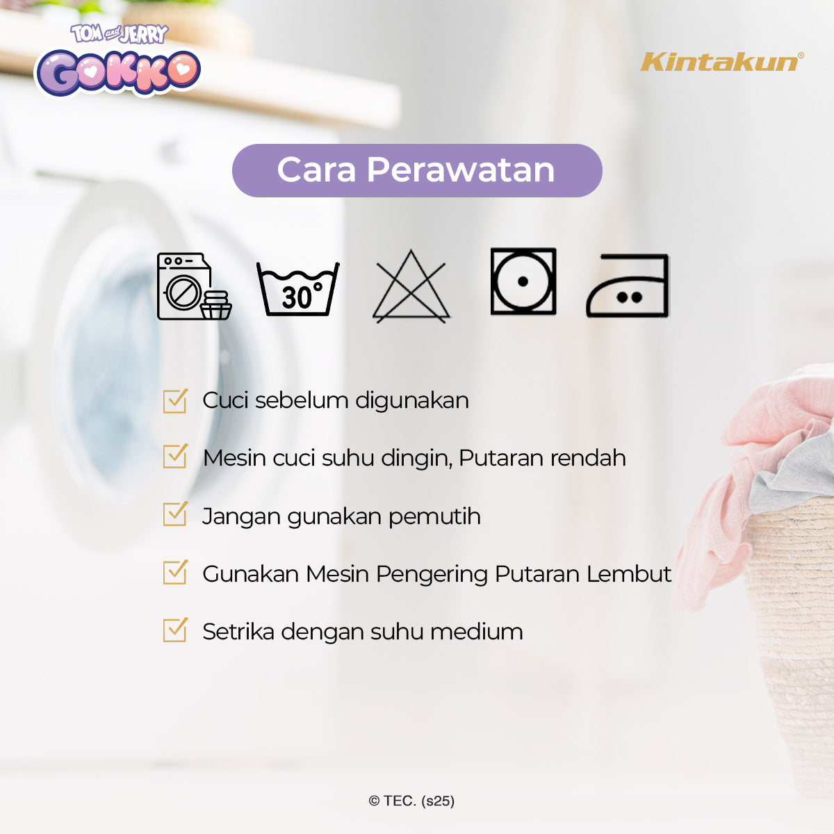 Kintakun Tom And Jerry Gokko Series Sprei Set Dluxe Microfiber 25 cm Twinkle Time