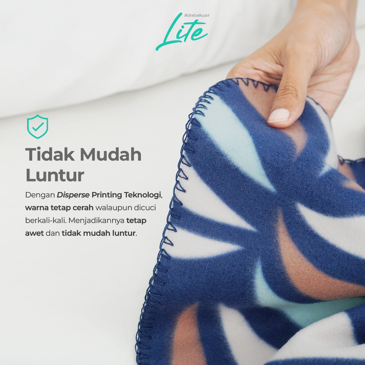 Kintakun Lite Throw Blanket 120 x 150 Motif Mazaya