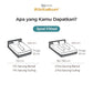 Kintakun Dluxe Sprei Set Fitted Digital Printing Harita Tinggi 25 cm