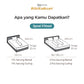 Kintakun Dluxe Sprei Set Fitted Digital Printing Sweet Dream Tinggi 25 cm