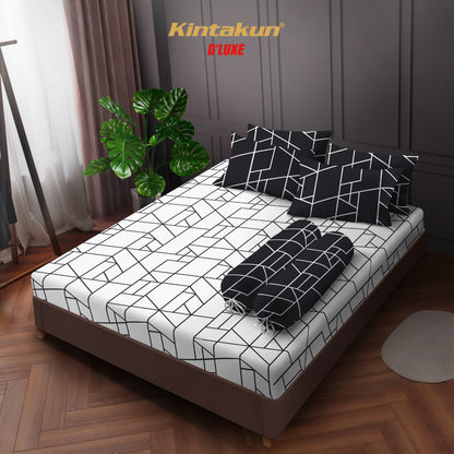 Kintakun DLUXE Sprei Set Fitted Iswara Tinggi 20 cm