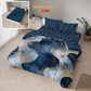 Kintakun Dluxe Bed Cover Set Fitted Digital Printing Ukuran 160 x 200