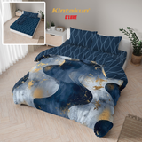 Kintakun Dluxe Bed Cover Set Fitted Digital Printing Motif Jasper Tinggi 25 cm