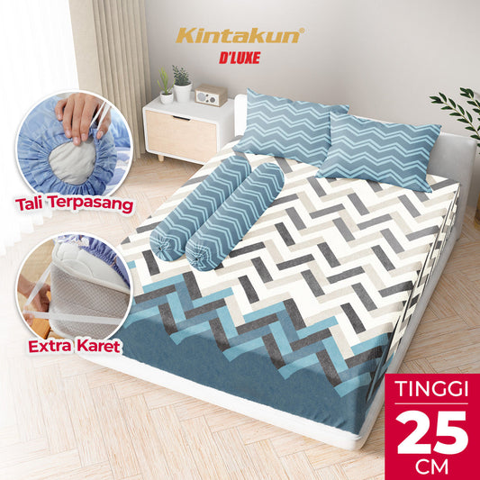 Kintakun Dluxe Sprei Fitted Jovita Tinggi 25cm
