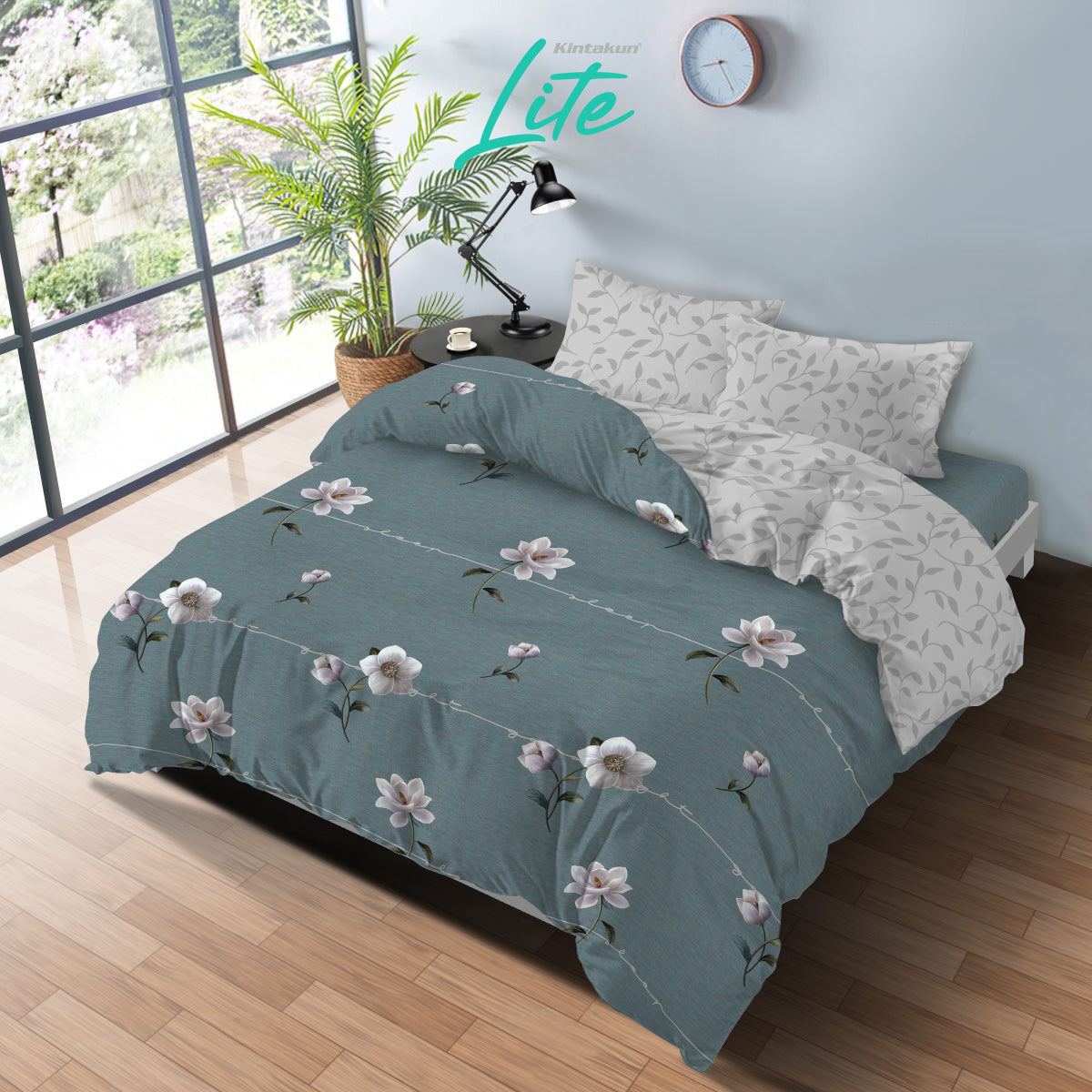 Kintakun Lite Bedcover Fitted Junia Tinggi 20cm