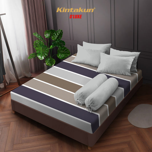 [CLEARANCE] Kintakun Dluxe Sprei Fitted 160 Motif Tinggi 20 cm - Varian Motif