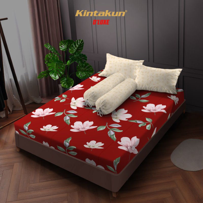 [CLEARANCE] Kintakun Dluxe Sprei Fitted 180 Motif Tinggi 20 cm - Varian Motif