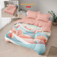 Kintakun Dluxe Bedcover Set Rumbai Digital Print Tinggi 39 cm Varian Motif