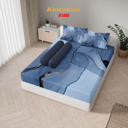 Kintakun Dluxe Sprei Set Fitted Digital Printing Kalundra Tinggi 25 cm