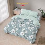Kintakun Dluxe Bedcover Set Fitted Kanari Tinggi 25cm