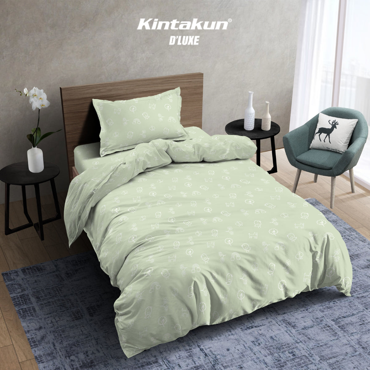 Kintakun Dluxe Gold Comforter Only Motif Keiko