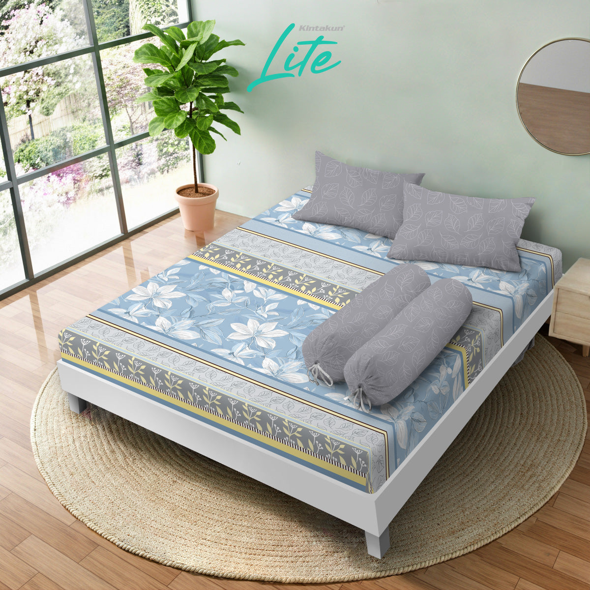 Kintakun Lite Sprei Fitted Kenzie Tinggi 30cm