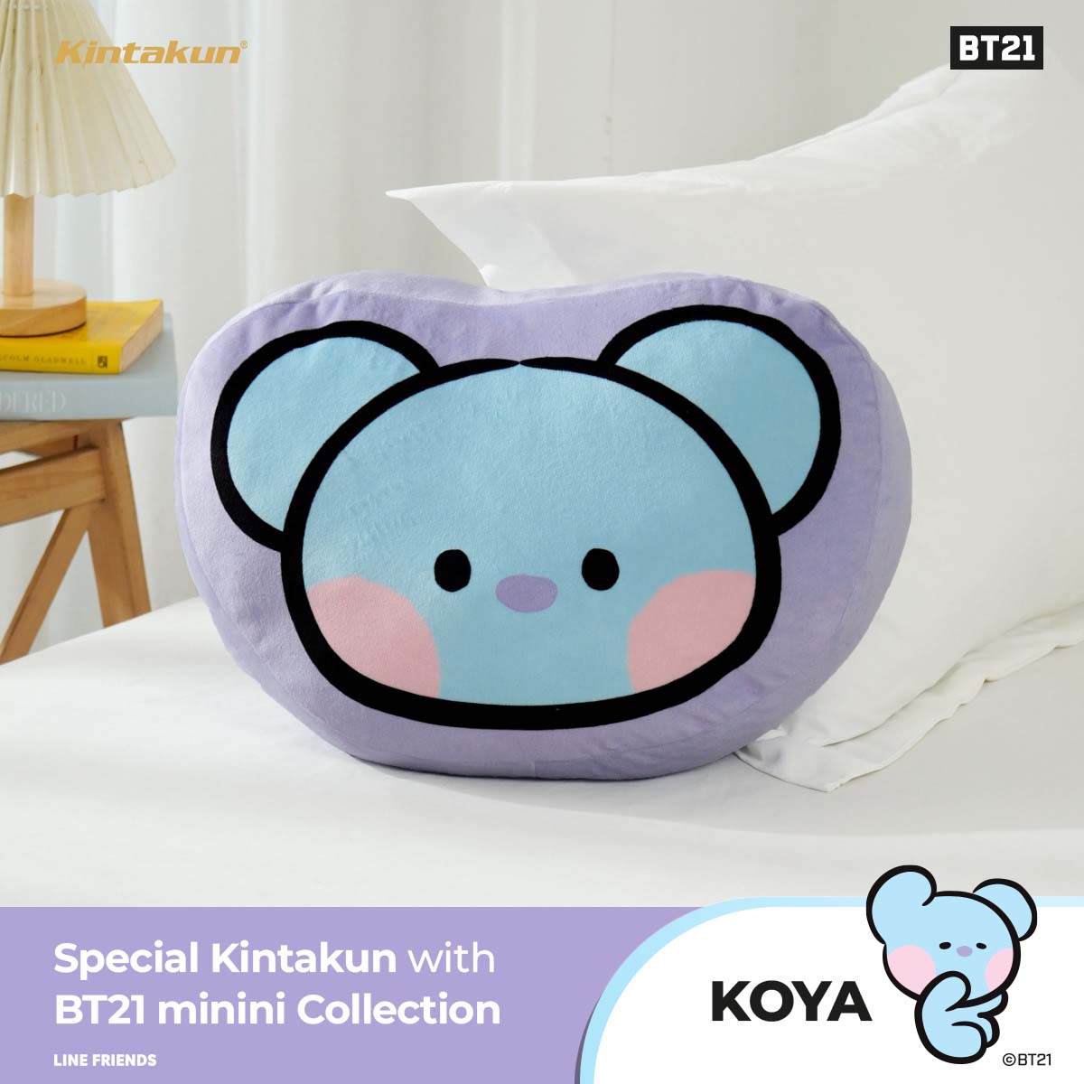 Kintakun Home Bantal Sofa minini Bentuk Kartun Animasi Varian Karakter