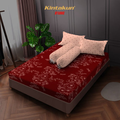 [CLEARANCE] Kintakun Dluxe Sprei Fitted 180 Motif Tinggi 20 cm - Varian Motif