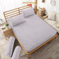 Kintakun DLUXE Sprei Quilt Microtex Matrass Korea (2in1) Tinggi 30cm Varian Lilac Gray