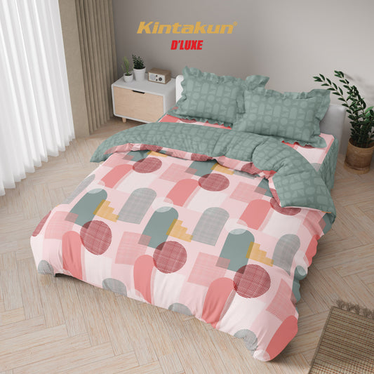 Kintakun Dluxe Bedcover Set Rumbai Lita Tinggi 39cm