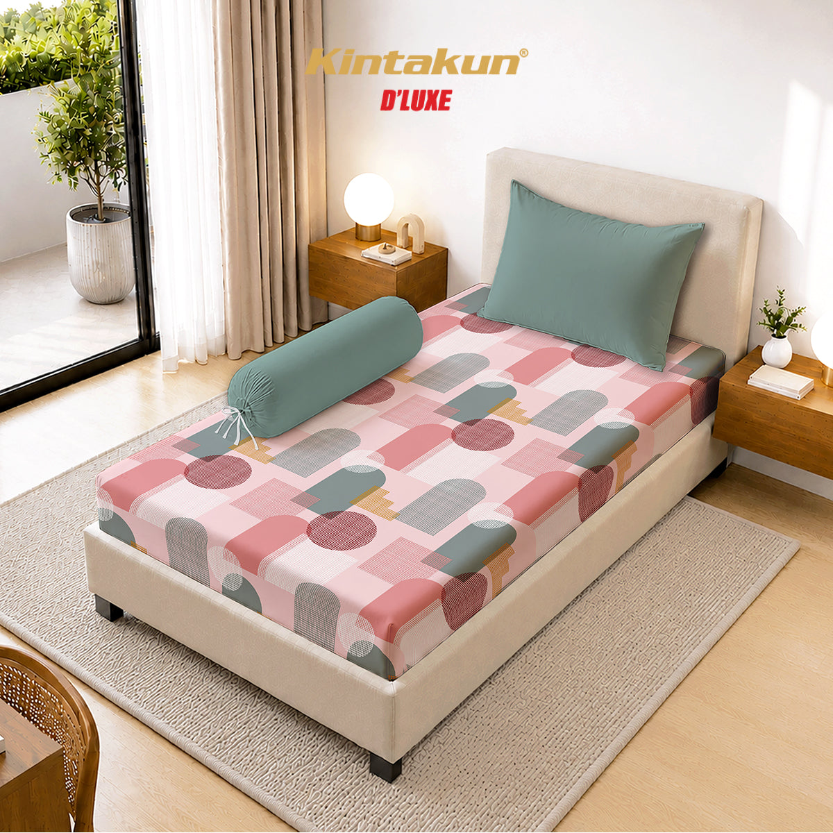 Kintakun Dluxe Sprei Fitted Lita Tinggi 30cm